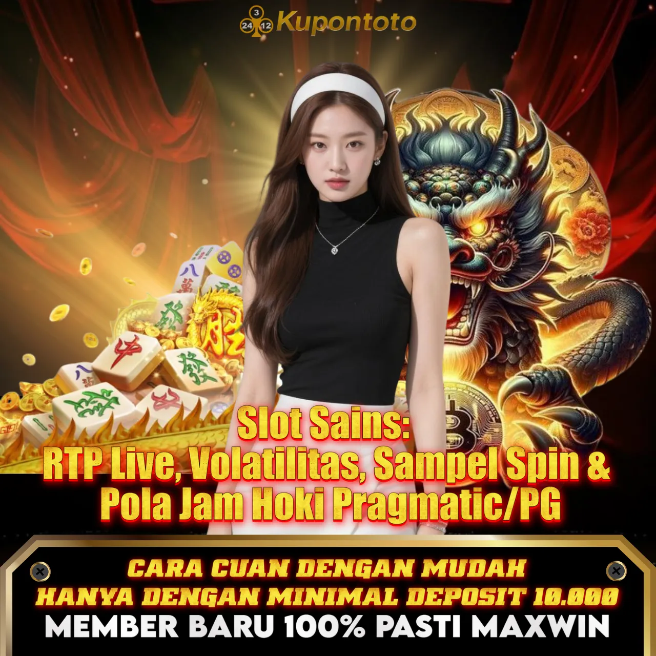 KUPONTOTO | Slot Sains: RTP Live, Volatilitas, Sampel Spin & Pola Jam Hoki Pragmatic/PG